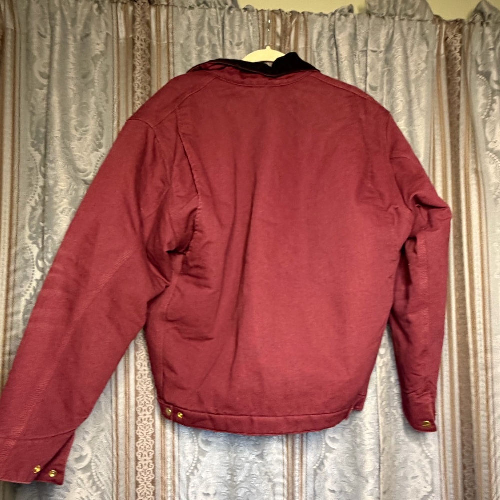 Carhartt WIP OG Detroit Aged Canvas Jacket Malbec Black New - Picture 5 of 7